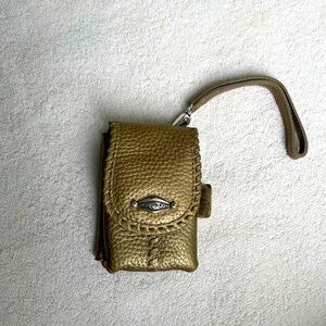 Brighton gold wristlet wallet